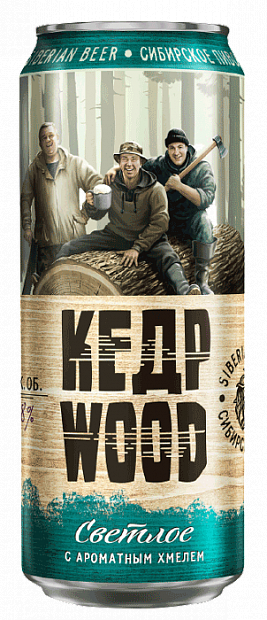 Пиво КедрWood 0.45 л