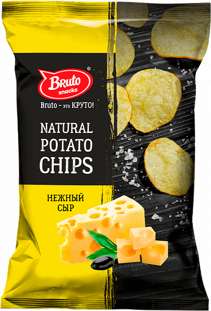 Natural Potato Chips Нежный сыр