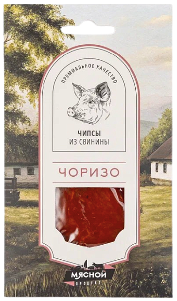 Изображение товара Мясные снеки из свинины ЧОРИЗО 50г насыщенный аромат и пикантный вкус