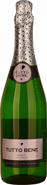 Игристое вино Tutto Bene Bianco semi-dolce 0.75 л
