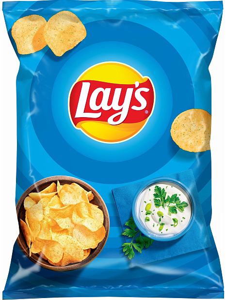 Lay's со вкусом сметаны и зелени