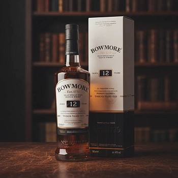 Виски Bowmore 12 Year Old в подарочной упаковке 0.7 л