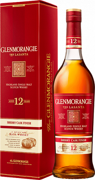 Виски Glenmorangie Lasanta 0.7 л