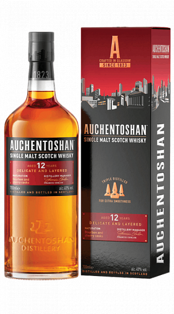 Виски Виски Auchentoshan 12 лет 0.7 л