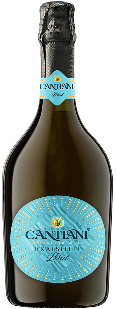 Изображение товара Игристое вино Cantiani Rkatsiteli 0.75 л белое с мягкой игристостью