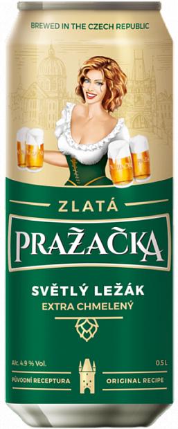 Светлое пиво Prazacka Zlata 0.5 л