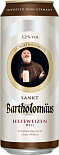 Светлое пиво Sankt Bartholomaus Hefeweizen Hell