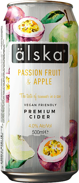 Сидр Älska Passion fruit & Apple 0.5 л