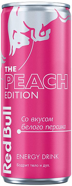 Изображение товара Энергетический напиток Red Bull The Peach Edition 0.25 л