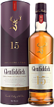 Виски Glenfiddich, 15 летней выдержки, в п/у