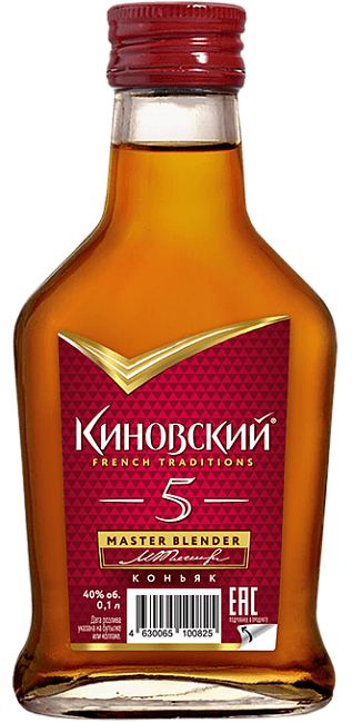 Изображение товара Коньяк Киновский, 5 летней выдержки Изображение товара Коньяк Киновский, 5 летней выдержки