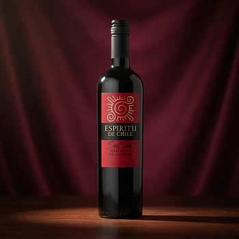 Вино Espiritu de Chile Cabernet Sauvignon semi-sweet 0.75 л