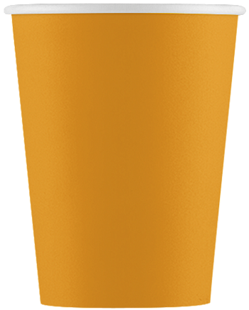 Изображение товара Стакан бумажный 250 мл Оранжевый 6шт