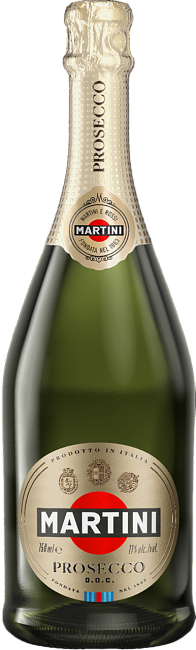Изображение товара Игристое вино Martini Prosecco белое сухое 0.75 л из Италии Изображение товара Игристое вино Martini Prosecco белое сухое 0.75 л из Италии