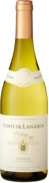 Изображение товара Белое сухое вино Comte de Langeron Petit Chablis 0.75 л Франция
