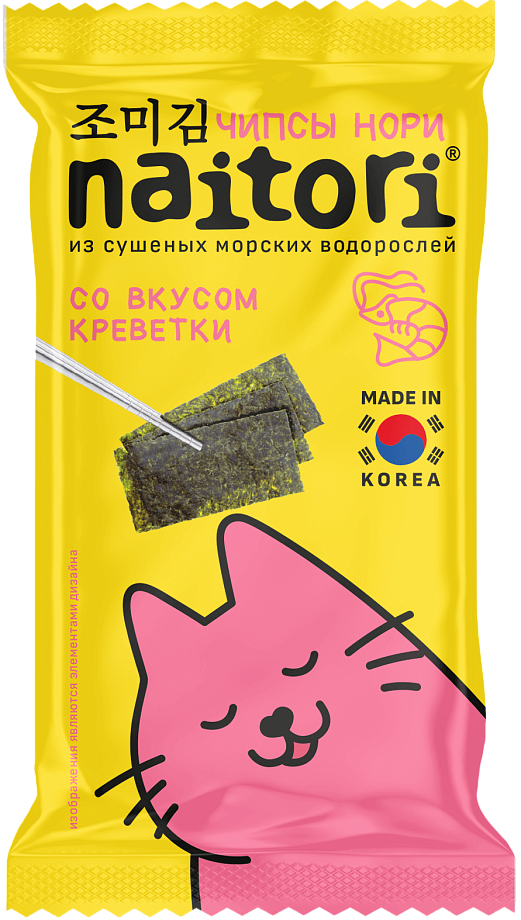 Изображение товара Чипсы Naitori Нори со вкусом креветки