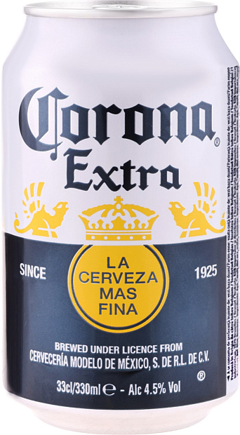 Светлое пиво Пивной напиток пастеризованный Corona Extra 0.33 л