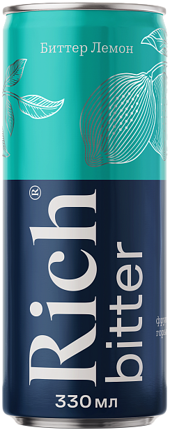 Изображение товара Тоник Rich Биттер Лемон - Идеальный Напиток для Коктейлей