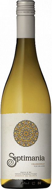 Вино Septimania Chardonnay White Dry 0.75 л
