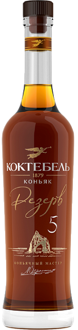 Изображение товара Коньяк Коктебель пятилетний с мягким и богатым вкусом 0.5 л Изображение товара Коньяк Коктебель пятилетний с мягким и богатым вкусом 0.5 л
