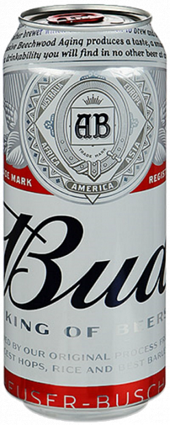 Светлое пиво Bud 0.5 л