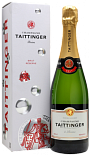 Шампанское Taittinger, Brut Reserve, в подарочной упаковке