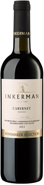 Изображение товара Вино Inkerman Каберне Winemaker's Selection 0.75л сухое Россия