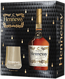 Коньяк Hennessy VS, с 2 подарочными стаканами