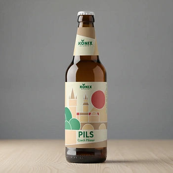 Пиво Konix Czech Pilsner 0.45 л
