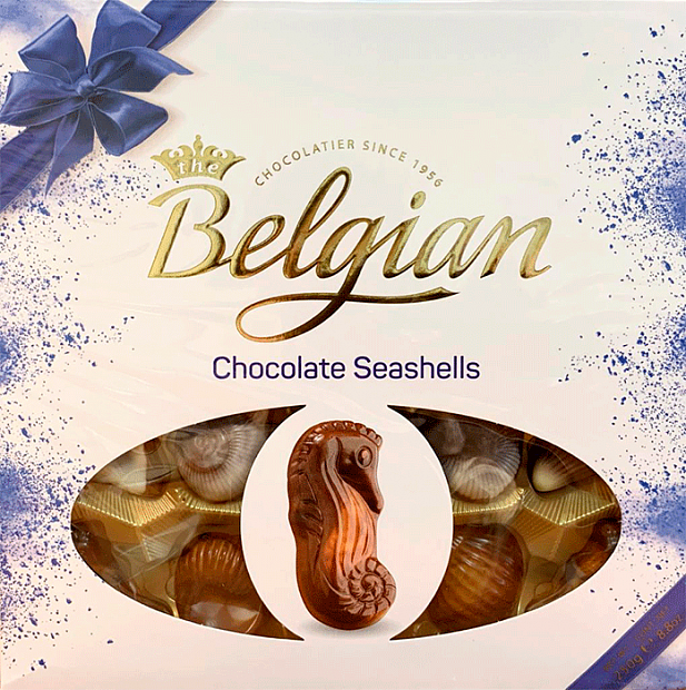 Шоколадные конфеты The Belgian Дары моря ракушки
