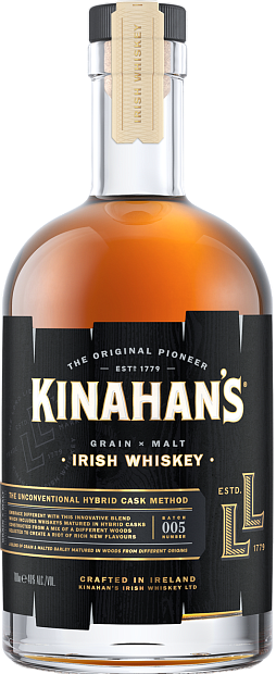 Изображение товара Виски Kinahans The Kasc Project L.L. 0.7л 40% купажированный ирландский виски
