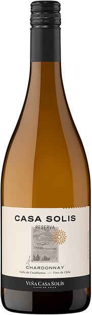 Изображение товара Casa Solis Reserva Chardonnay сухое белое вино 0.75 л 12.5%