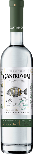Изображение товара Водка Gastronom 0.5 л, Россия, ООО Омсквинпром, 37.5% крепости