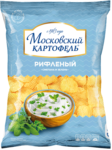 Московский Картофель со вкусом сметаны и зелени