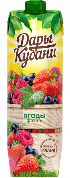 Нектар Дары Кубани  из смеси ягод и фруктов 0.95 л