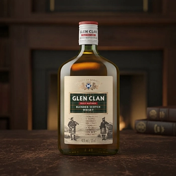 Виски GLEN CLAN Blended Scotch Whisky 0.35 л