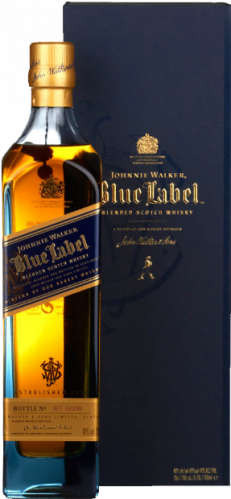 Виски Johnnie Walker, Blue Label, в подарочной упаковке