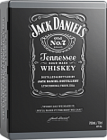 Виски Jack Daniel's, в подарочной металлической упаковке + 2 бокала