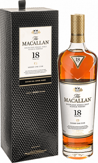 Виски The Macallan Sherry Oak 18 Years Old 0.7 л