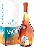 Коньяк Gautier VSOP, в подарочной упаковке