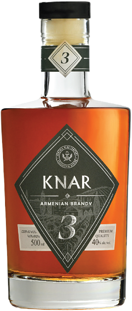Коньяк Knar Brandy 3 y.o. 0.5 л