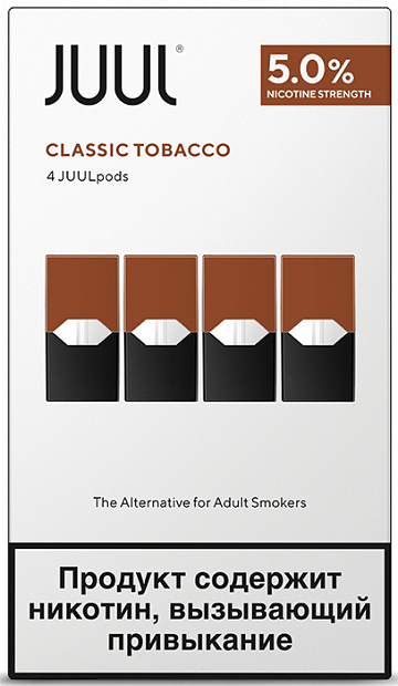 Картридж JUUL LABS (CLASSIC TOBACCO)
