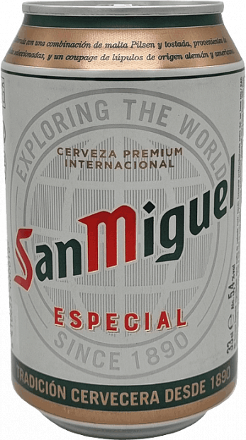 Светлое пиво San Miguel 0.33 л