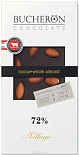 Bucheron, горький шоколад с цельным миндалем, 100г