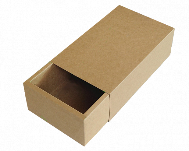 Коробка подарочная выдвижная картон на 2 бутылки