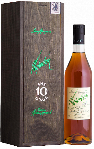 Арманьяк Baron G. Legrand Napoleon 10 ans Bas Armagnac, в деревянной коробке 0.7 л