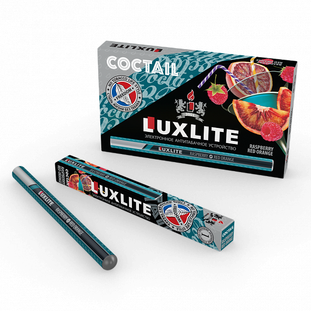 Электронное антитабачное устройство Luxlite COCKTAIL Малина - Красный апельсин