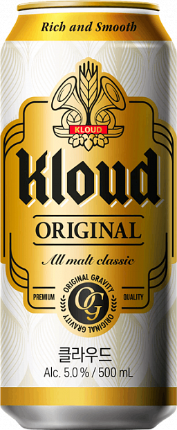 Светлое пиво KLOUD ORIGINAL 0.5 л