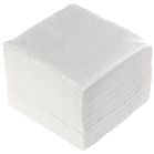 Салфетки 24*24 "Идеал" белые