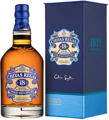 Изображение товара Виски Chivas Regal 18 Years Old 0.75 л купажированный со зрелым вкусом